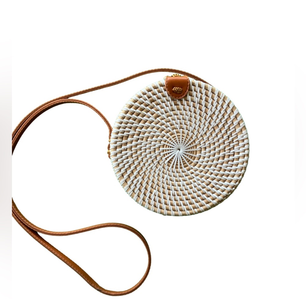 BALI bag round rattan woven